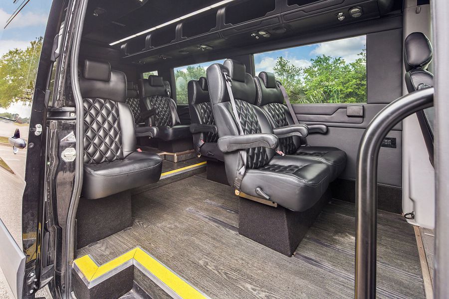 GroundShuttle Van side view